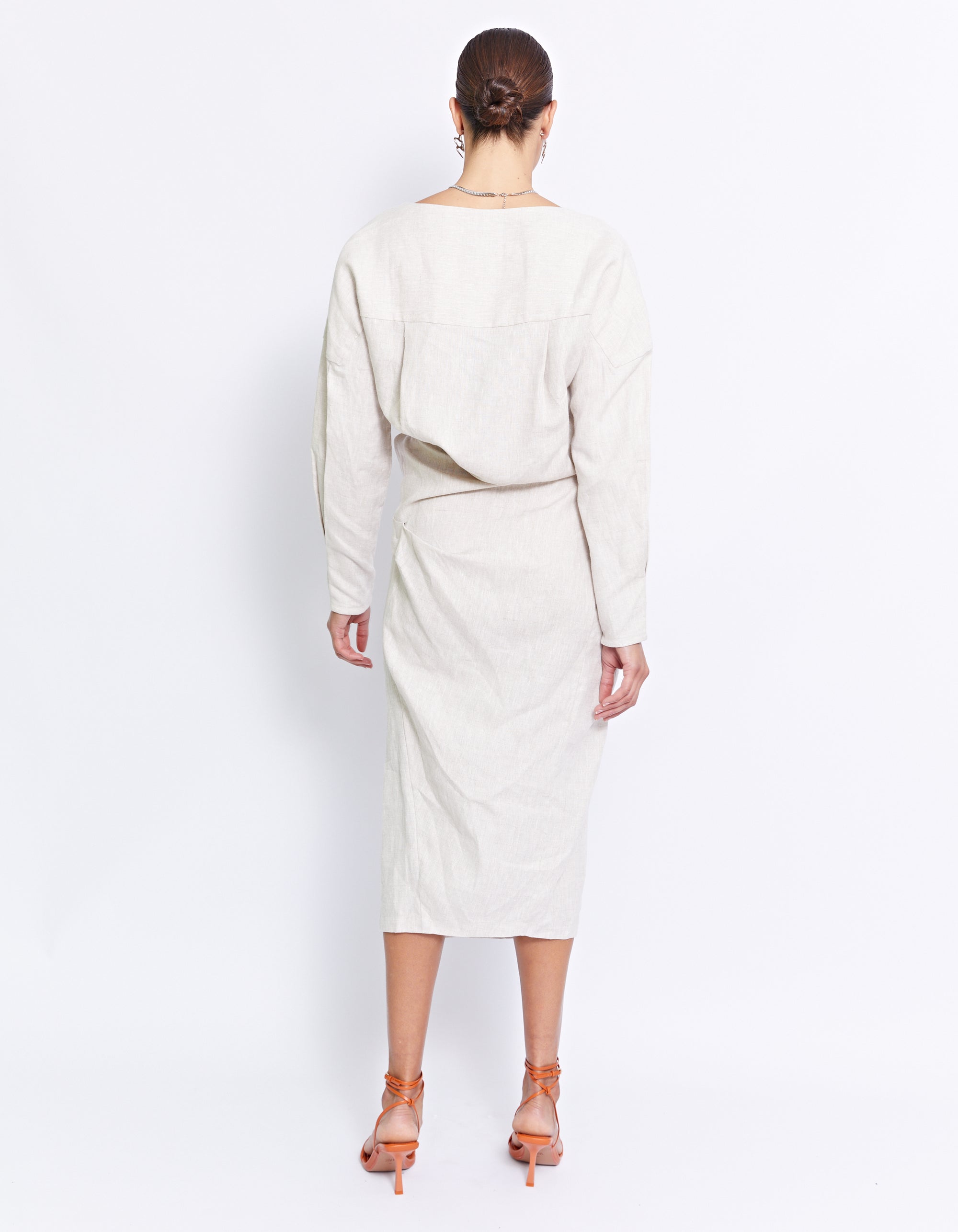 THE VITO TWIST DRESS | NATURAL