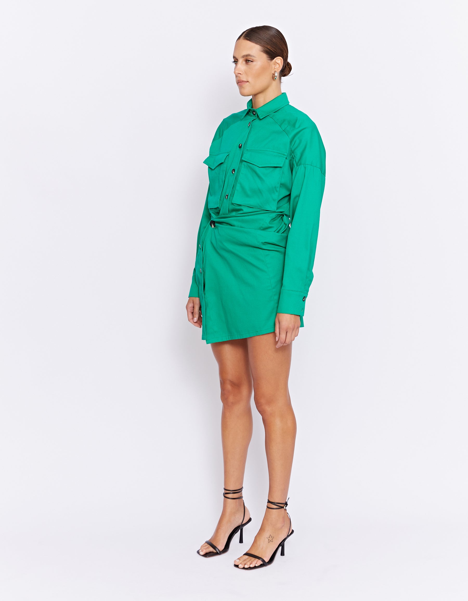 FORBES MINI DRESS | LEAF