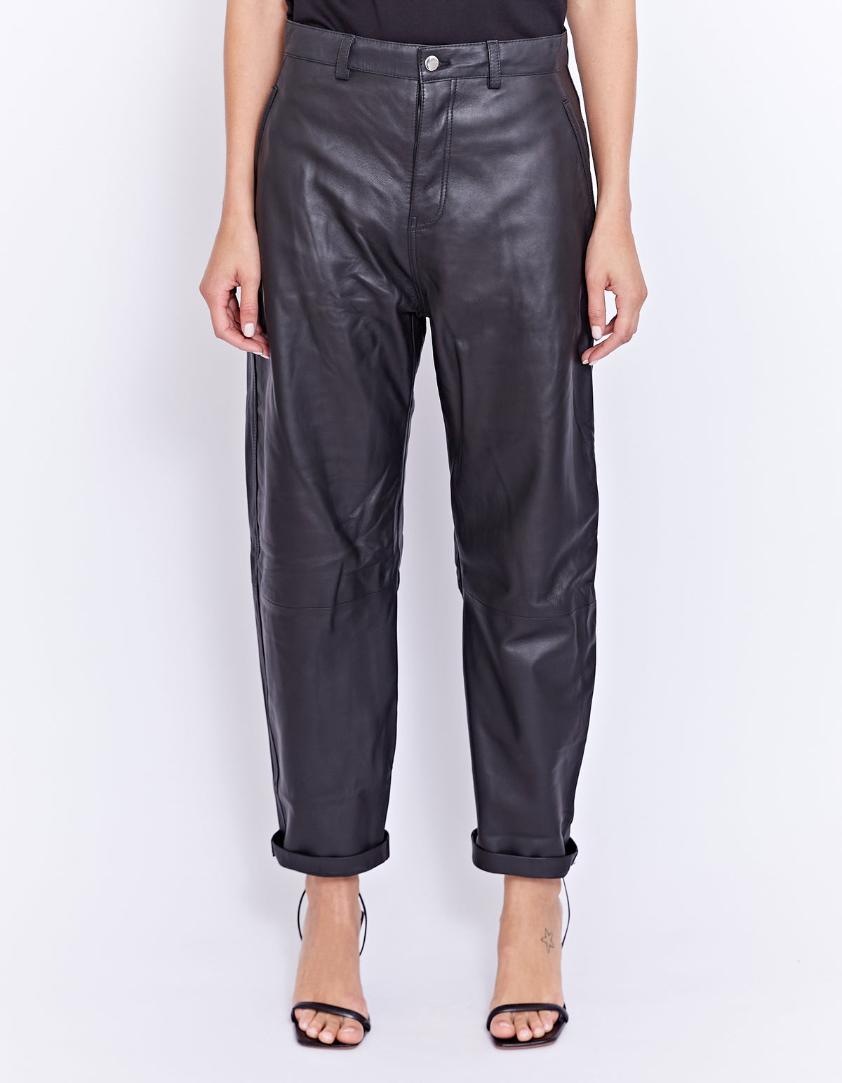 BUICK LEATHER PANT | BLACK