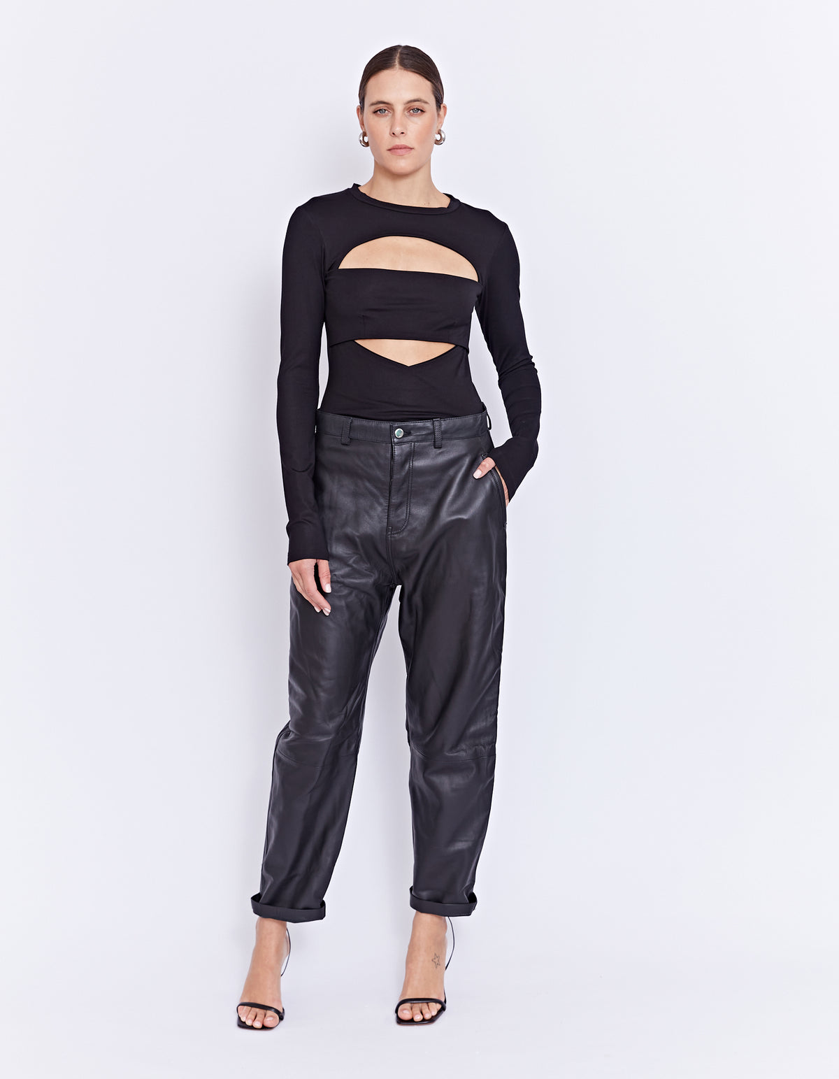 BUICK LEATHER PANT | BLACK