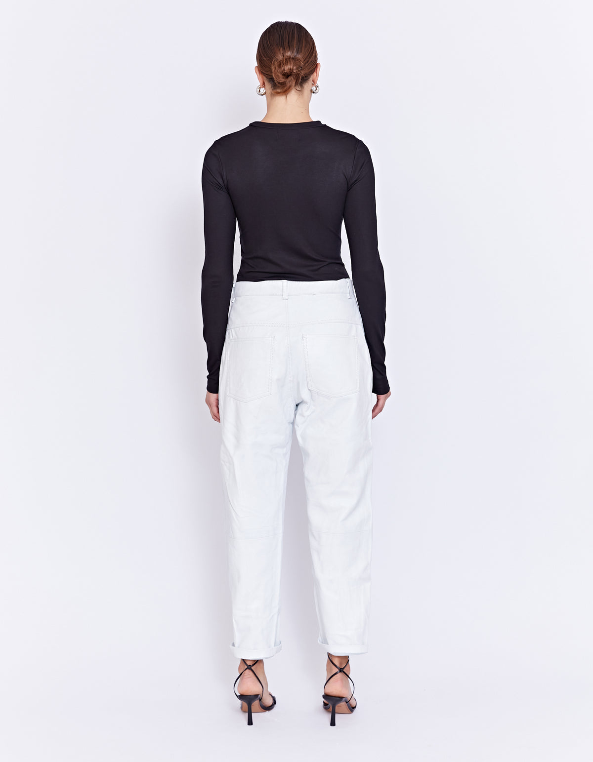 BUICK LEATHER PANT | WHITE