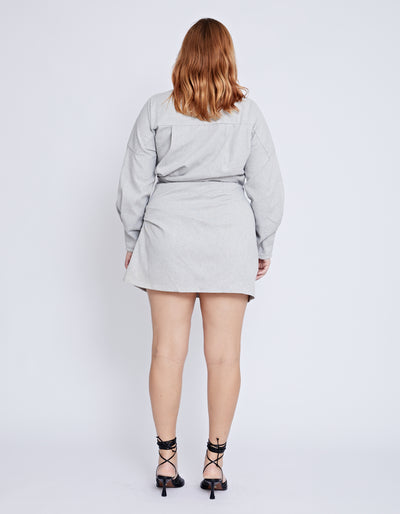 MORENO TWIST DRESS | SLATE
