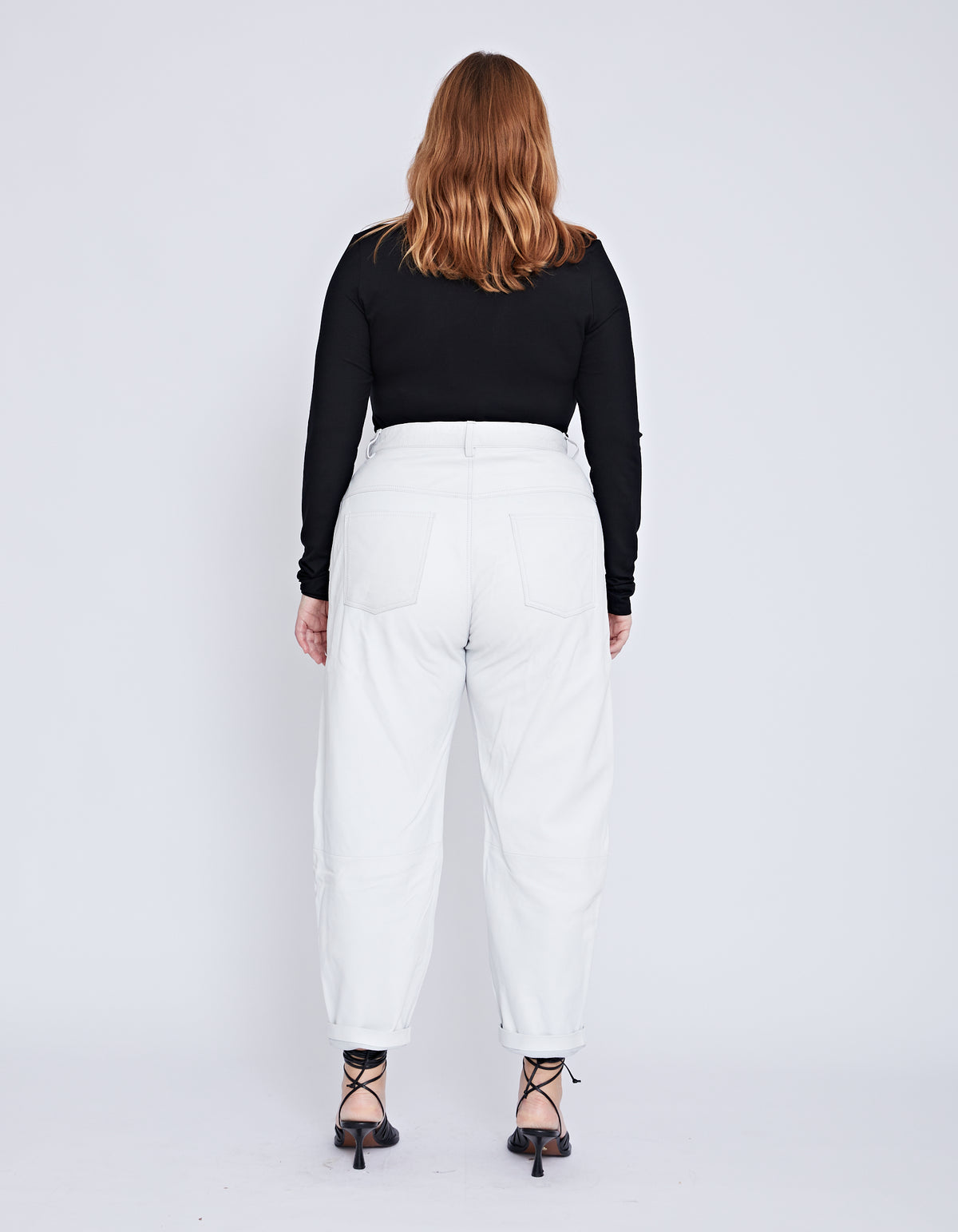 BUICK LEATHER PANT | WHITE