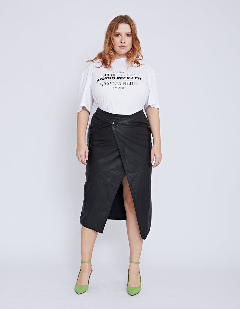 FRANKLIN LOGO TEE | POWDER