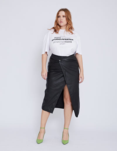FRANKLIN LOGO TEE | POWDER