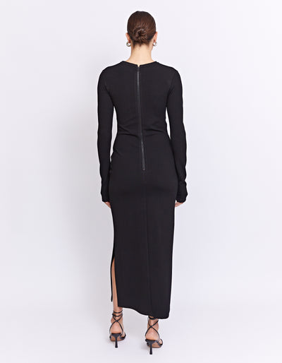 THE BELTERRE DRESS | BLACK