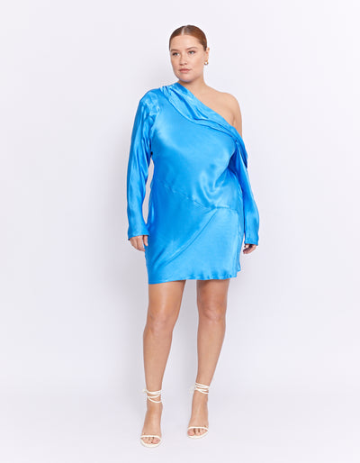 YAZMIN MINI DRESS | BLUE