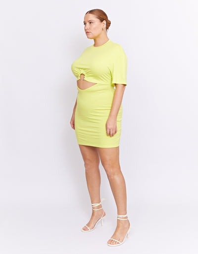 MURPHY MINI DRESS | CITRON