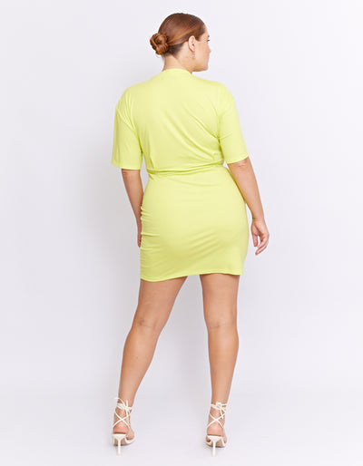 MURPHY MINI DRESS | CITRON
