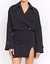 THE BAXTER TRENCH DRESS | BLACK