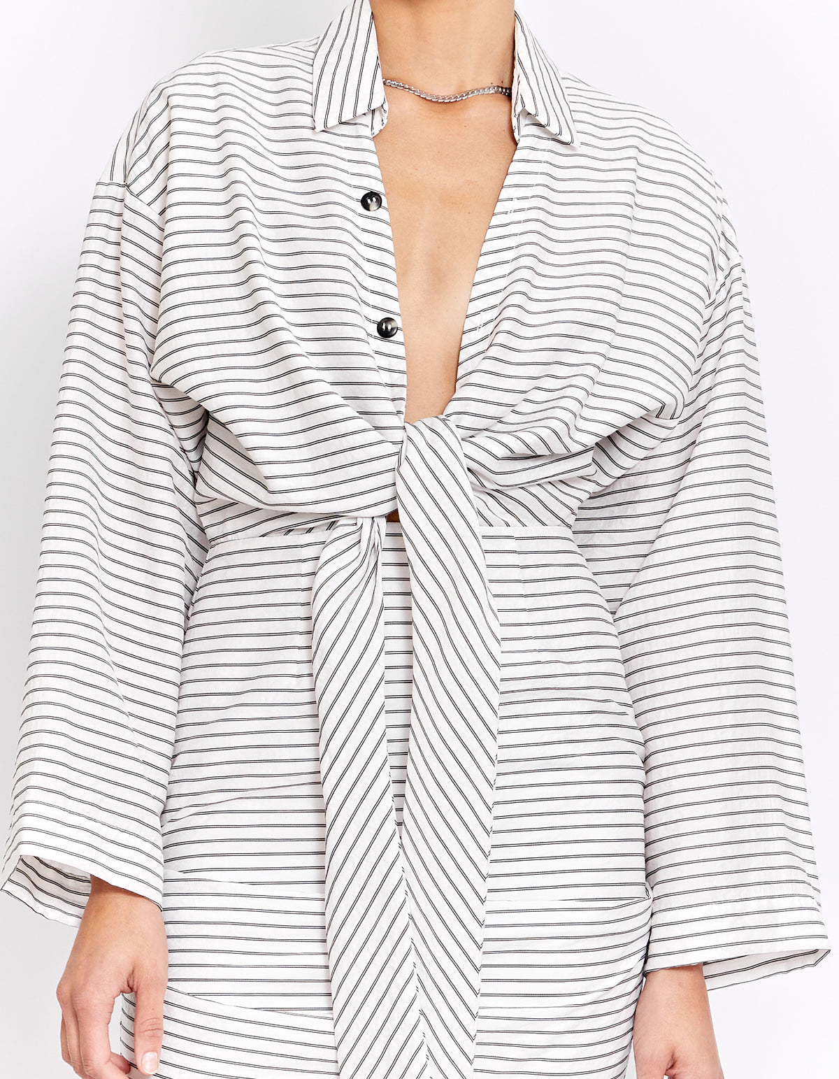 RAVELLI DRESS | WHITE STRIPE