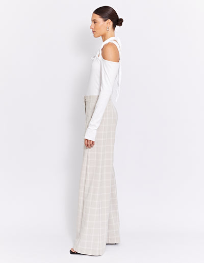 VINCE HAND PLAIT TOP | POWDER