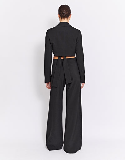 BAXTER WIDE LEG PANT | BLACK