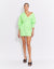 GEDE FLURO TWIST DRESS | LIME