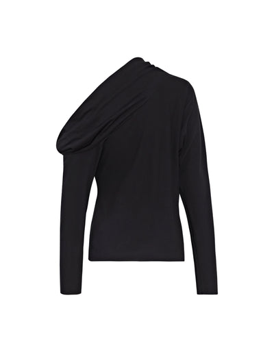 THREE LAKES ORGANIC JERSEY TOP | BLACK