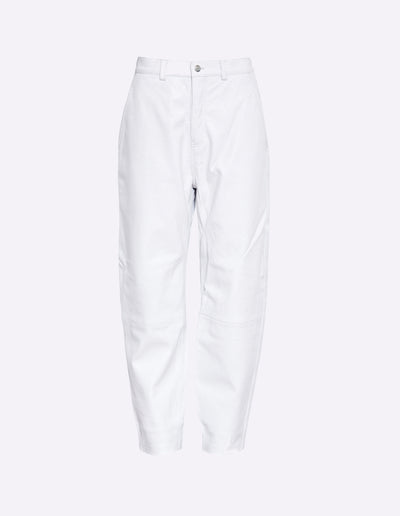 BUICK LEATHER PANT | WHITE