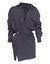 FENTON TWIST DRESS | BLACK STRIPE