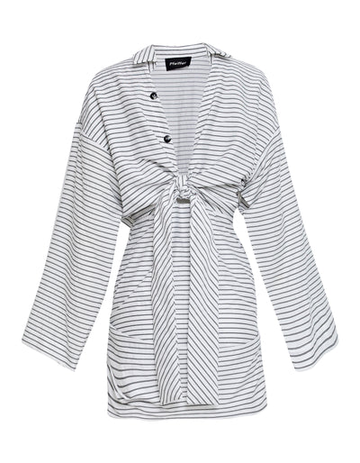 RAVELLI DRESS | WHITE STRIPE
