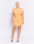 GRENADA MINI TWIST DRESS | TANGERINE