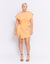 GRENADA MINI TWIST DRESS | TANGERINE