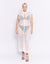 MALAGA CROCHET DRESS | POWDER